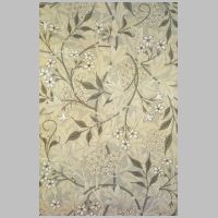 Jasmine block-printed wallpaper designed by William Morris, Wikipedia.png